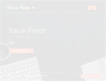 Tablet Screenshot of farukpeker.com